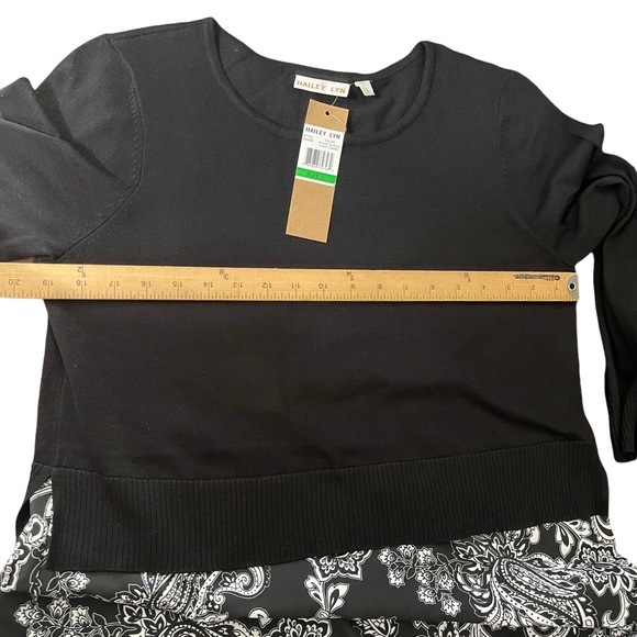 Hailey Lyn Black Dress Size Large With Tag - Picture 11 of 15